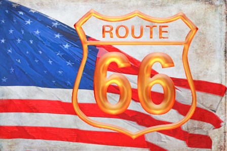 Route 66 by Ramona Murdock art print