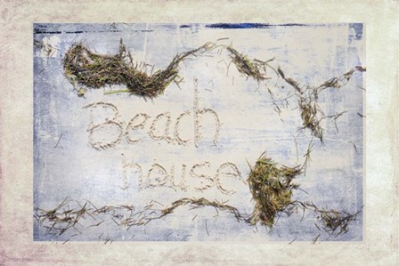 Beach House by Ramona Murdock art print