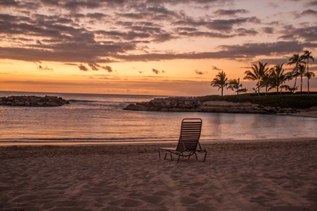 Sunset on The Beach by Ramona Murdock art print