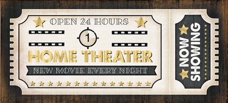 Movie Ticket II by Jennifer Pugh art print