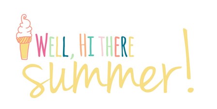 Well Hi There Summer by Pamela J. Wingard art print