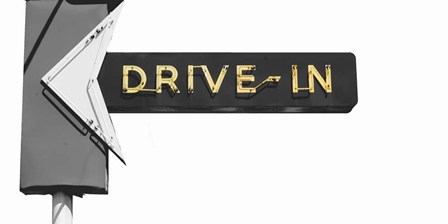 Drive-in by Mindy Sommers art print