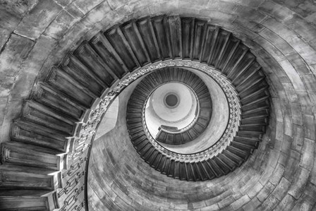 Laberinto BW by Moises Levy art print