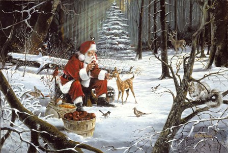 Christmas Party by R.J. McDonald art print
