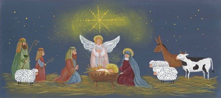 Nativity by Beverly Johnston art print
