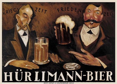Hurlimann Bier by Vintage Lavoie art print