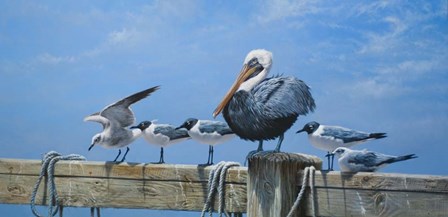 The Boardwalk by Michael Jackson art print