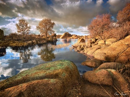 Rocky Lake I by David Drost art print