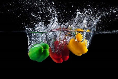 Paprika Splash by Stefan Mogyorosi art print