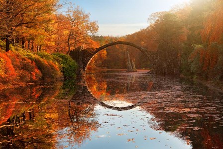 Autumn Lake by Daniel Rericha art print