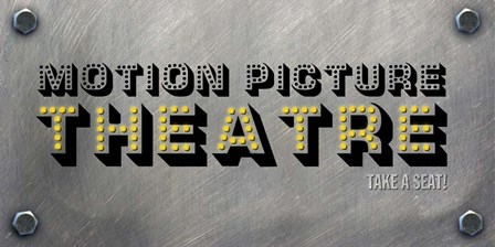 Motion Picture Theatre by Posters International Studio art print