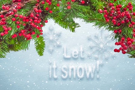Let It Snow by Ramona Murdock art print