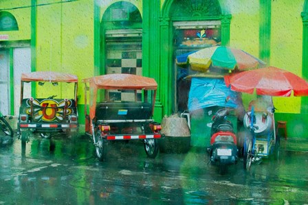 Rainy Day Iquitos Peru by Ramona Murdock art print