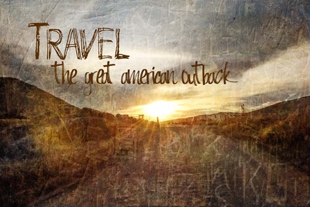 Travel, American Outback by Ramona Murdock art print