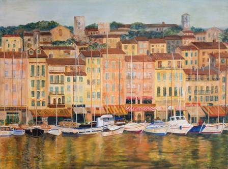 Cote D&#39;Azur by Edith Green art print