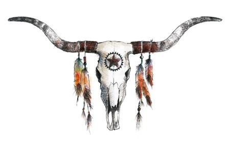 Longhorn by Avery Tillmon art print