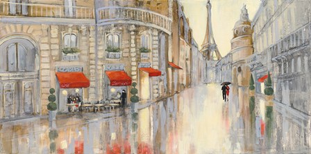 Touring Paris Couple by Julia Purinton art print