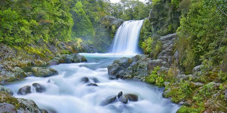 Tawhai Falls, New Zealand by Frank Krahmer art print