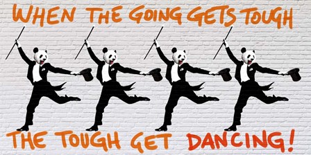 When the Going Gets Tough.... by Masterfunk Collective art print