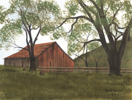 The Old Brown Barn by Billy Jacobs art print