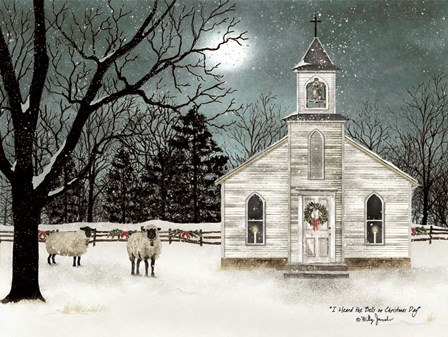 I Heard the Bells on Christmas Day  - Darker Sky by Billy Jacobs art print