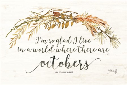 Octobers by Marla Rae art print