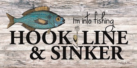 Hook, Line &amp; Sinker by Robin-Lee Vieira art print