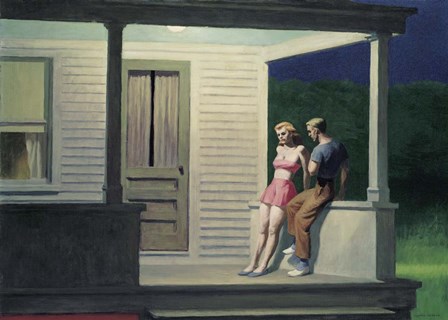 Summer Evening by Edward Hopper art print