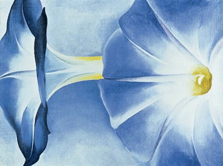 Blue Morning Glories by Georgia O&#39;Keeffe art print