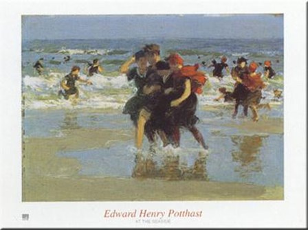 At the Seaside by Edward Henry Potthast art print