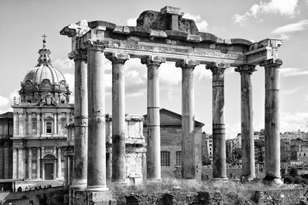 Architecture in Rome by Philippe Hugonnard art print