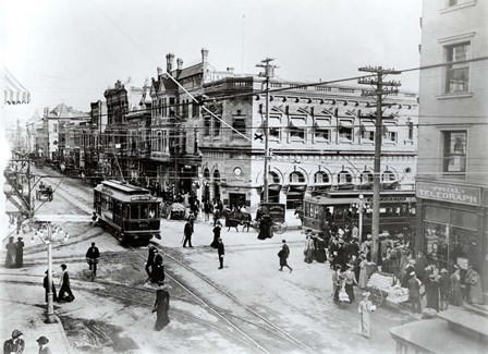 1900S Intersection Of Fair Oaks And Colorado Streets by Vintage PI art print