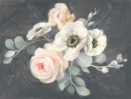 Roses and Anemones by Danhui Nai art print