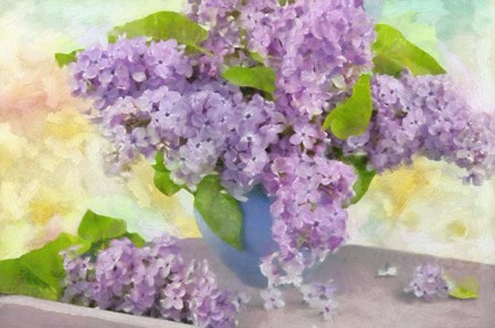 Lilacs in a Vase by Cora Niele art print