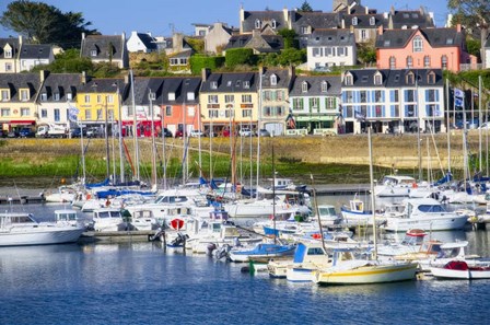 Camaret-Sur-Mer With Marina by Cora Niele art print