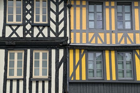 Timber Framed Houses by Cora Niele art print
