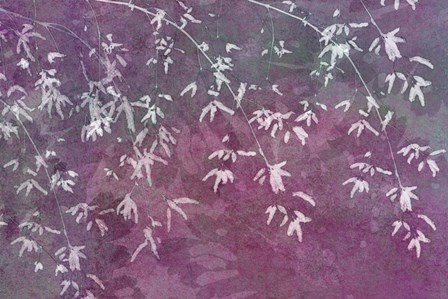 Floral Flurry Violet by Cora Niele art print