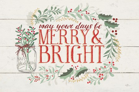 Seasons Greetings I by Janelle Penner art print