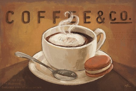 Coffee and Co V by Janelle Penner art print