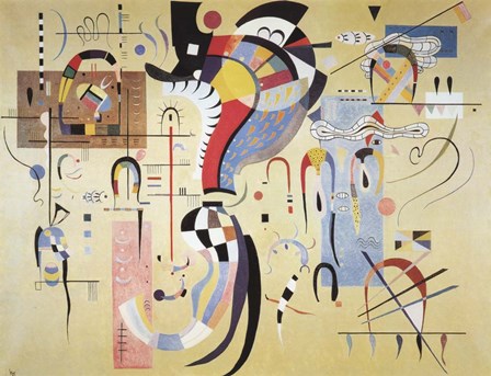 Milieu Accompagne by Wassily Kandinsky art print