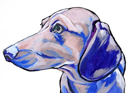 Dachshund by Anne Seay art print