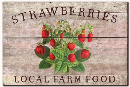Strawberries by Cora Niele art print