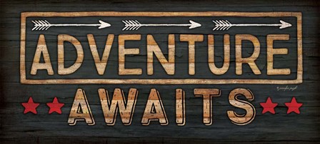 Adventure Awaits by Jennifer Pugh art print