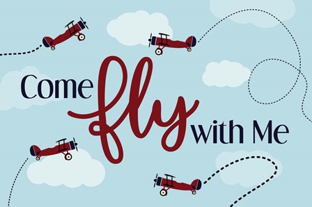 Come Fly With Me by ND Art &amp; Design art print