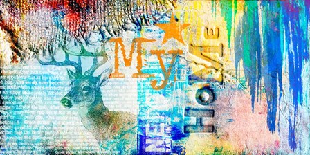 My Home by A.V. Art art print