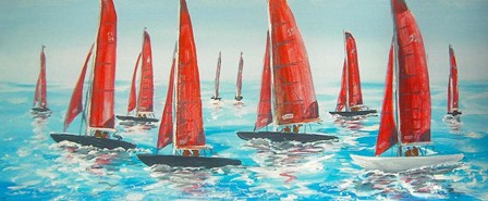 Sailing Yachts by A.V. Art art print