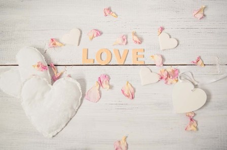 Still Life Hearts - Love by A.V. Art art print