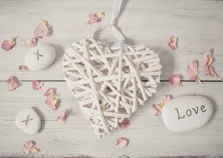 Cosy Hearts by A.V. Art art print