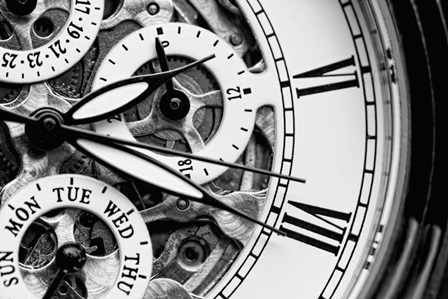 Clock II by A.V. Art art print