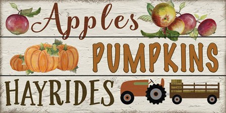 Hayrides-A by Jean Plout art print